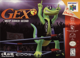 Gex 3: Deep Cover Gecko box art for Nintendo 64